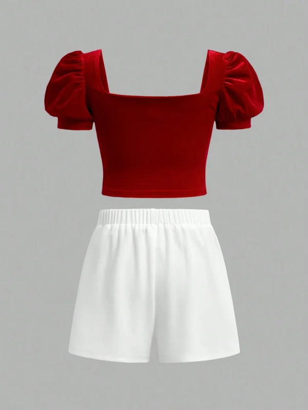 Conjunto informal de 2 piezas para niña preadolescente - Imagen 2
