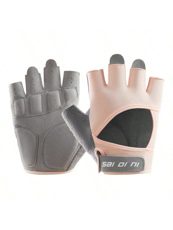 Guantes deportivos para mujer, de tejido de punto, transpirables, antideslizantes - Imagen 3