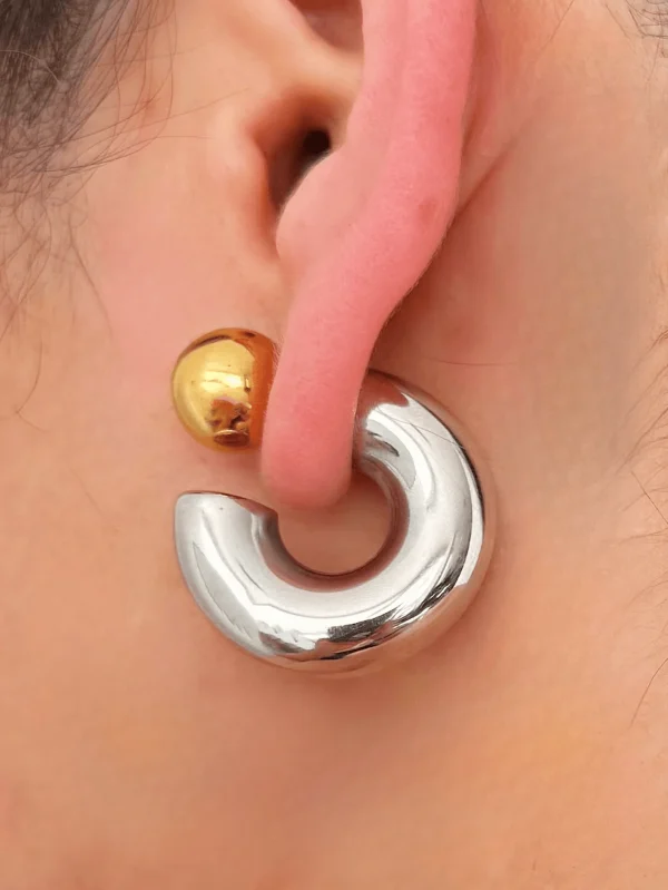De pendientes de aro de estilo boho barroco, diseño hipoalergénico adecuado para uso diario - Imagen 2
