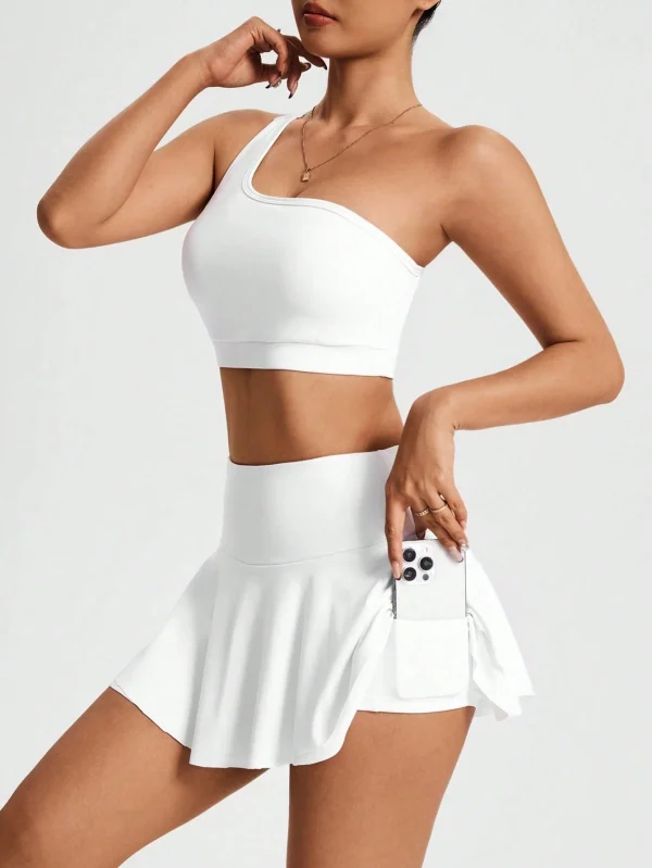 Sport Studio Set de 2 piezas de top tipo camisole con acolchado