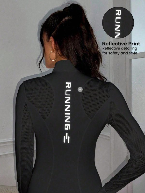 Gameset Chaqueta Deportiva Con Cuello Alto Y Logotipo De Texto - Imagen 3