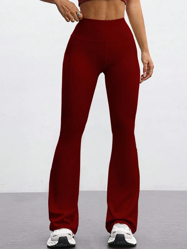 Pantalones versátiles de cintura alta, de estilo europeo, con efecto levantador de glúteos - Imagen 2