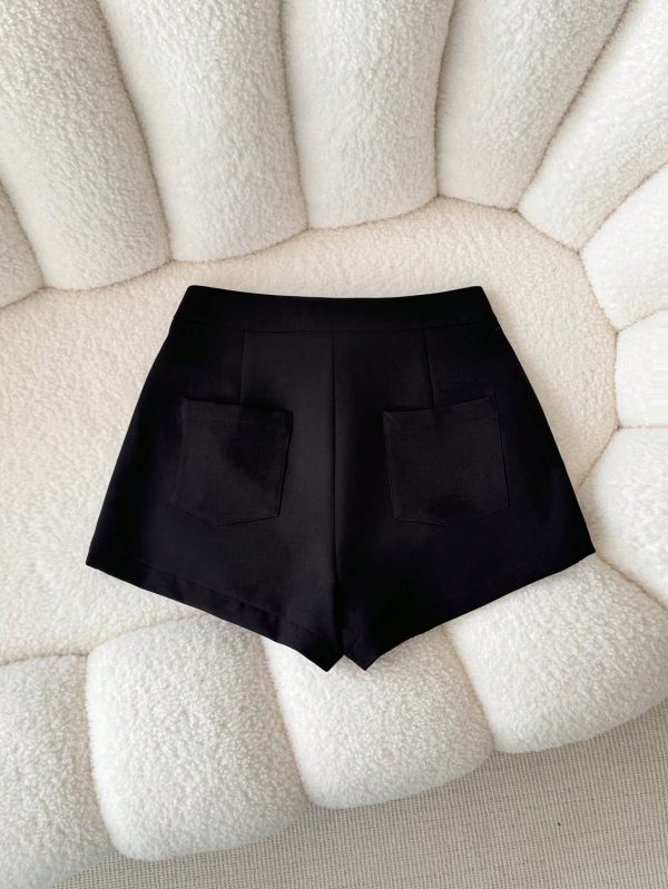 Solva Pantalones de unicolor, simples y de moda, apropiados para el verano - Imagen 2