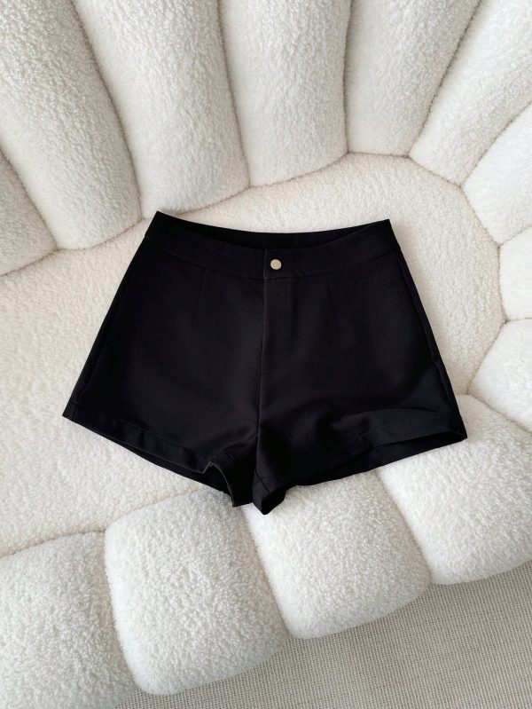 Solva Pantalones de unicolor, simples y de moda, apropiados para el verano