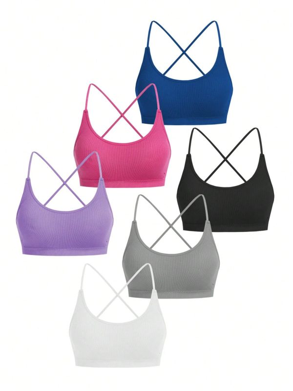 Studio Conjunto de 3 sostenes deportivos de moda para mujeres sin costuras